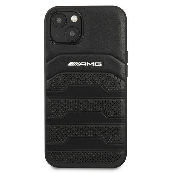 AMG AMHCP13SGSEBK iPhone 13 mini 5,4" czarny/black hardcase Leather